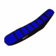 HOUSSE DE SELLE TM MX-EN 125-250-450-530 - TOP BLUE- SIDE BLACK-STRIPES BLACK