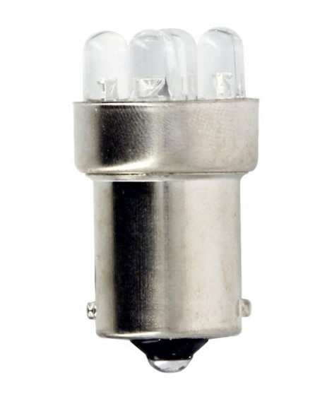 Ampoules Clignotants 5 LEDs - 12V 10W BA15S - Blister de 2 Ampoules