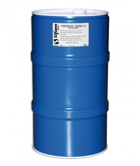 Tonnelet d'huile 4T 10W40 de 60L - Semi Synthèse