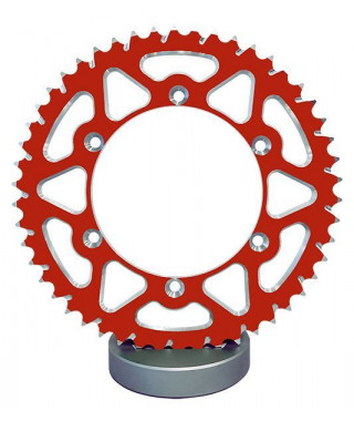 Couronne Alu TT Rouge - 520 - 48 Dents - Made in Germany
