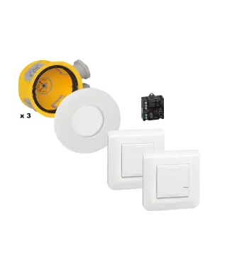 KIT 3 SPOTS DIMMABLE MODUL'UP CO