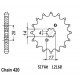 Kit Chaine Origine Derbi Senda 50 R-xtreme 2000-2002 13x53 - 420 Sans Joints Toriques