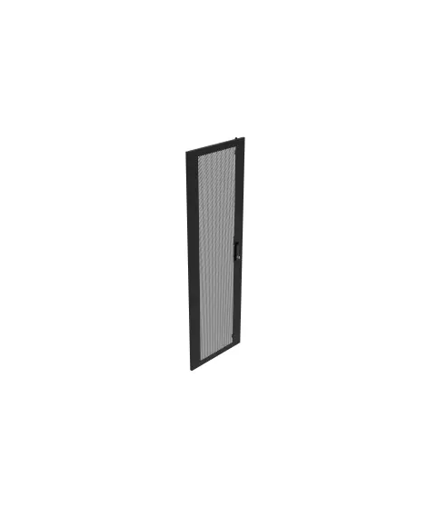 Porte simple microperforée noir