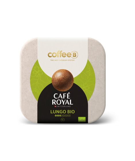 Capsule café Cafe Royal CoffeeB Lungo Bio x9