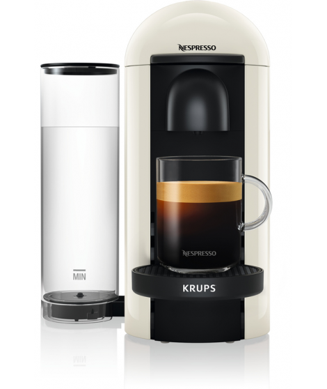 Cafetière à dosette ou capsule Krups Nespresso Vertuo Plus Ivoire 1