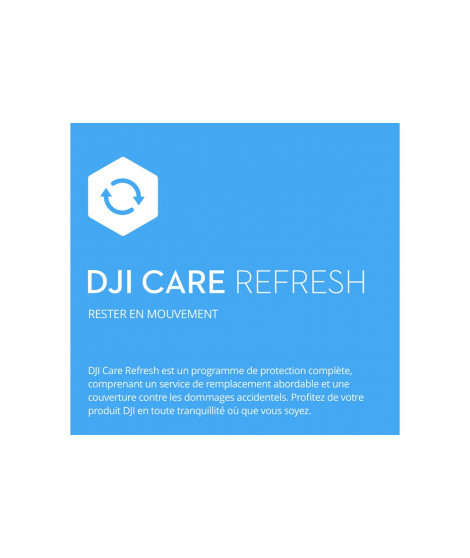 Stabilisateur Dji Care Refresh plan de 2ans pour RS 3 Pro