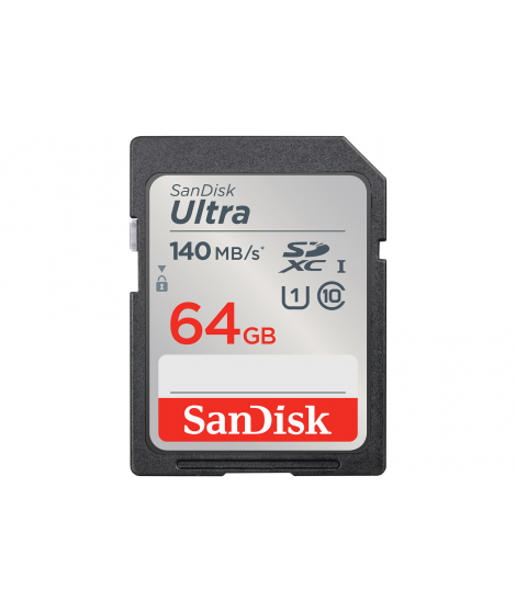Carte mémoire SD Sandisk Carte Ultra 64GB SDXC Memory Card 140MB/s