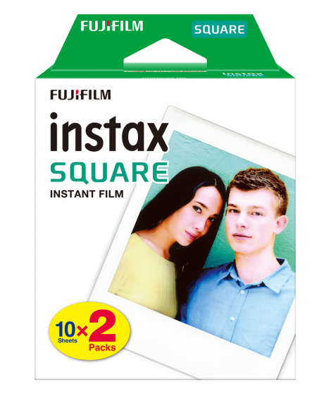 Papier photo instantané Fujifilm INSTAX SQUARE BIPACK