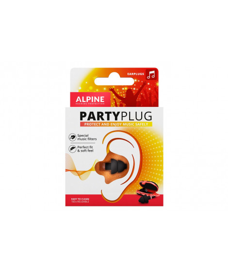 Accessoires audio Alpine PartyPlug Protections auditives noir