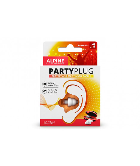Accessoires audio Alpine PartyPlug - Protections auditives blanc