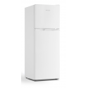 RADIOLA - RADP132W - Réfrigérateur 2 portes - 132L (98+34) - Froid statique - 2 clayettes verre - Porte réversible - Blanc