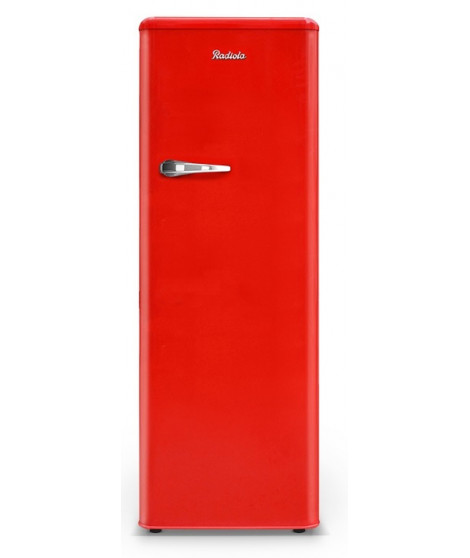 RADIOLA - RARM200RL - Réfrigérateur 1 porte Vintage - 229L (211+18) - Froid statique - 3 clayettes verre - Rouge