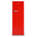 RADIOLA - RARM200RL - Réfrigérateur 1 porte Vintage - 229L (211+18) - Froid statique - 3 clayettes verre - Rouge