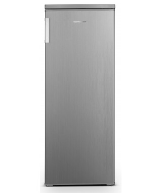 SCHNEIDER - SCOD219S - Réfrigérateur 1 porte - 218L (204+14) - Froid statique - 3 clayettes verre - Porte réversible - Inox