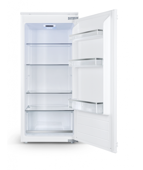 SCHNEIDER - SCRLEA1122 - Réfrigérateur 1 porte encastrable 197L - Froid statique - 39dB - Fixation glissière - 4 clayettes verre