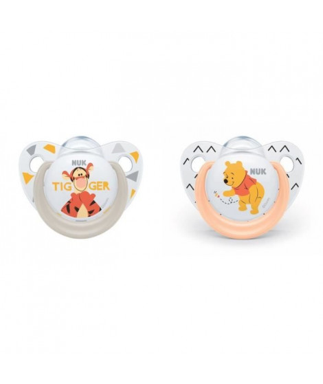 NUK 2 sucettes Taille 2 Winnie The Pooh