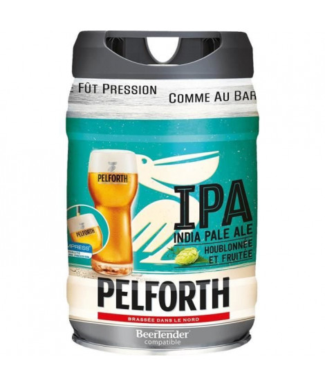 PELFORTH Fût de biere blonde - IPA - Compatible Beertender - 5 L