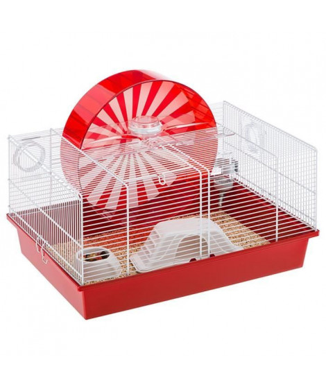 FERPLAST Cage Coney Island 50x35x25 cm - Blanc - Pour hamster