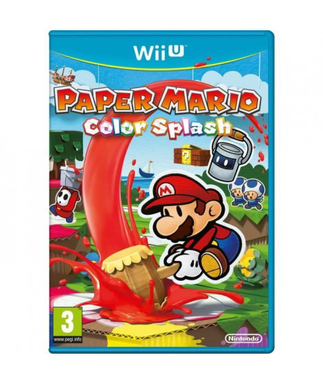 Paper Mario Color Splash Jeu Wii U