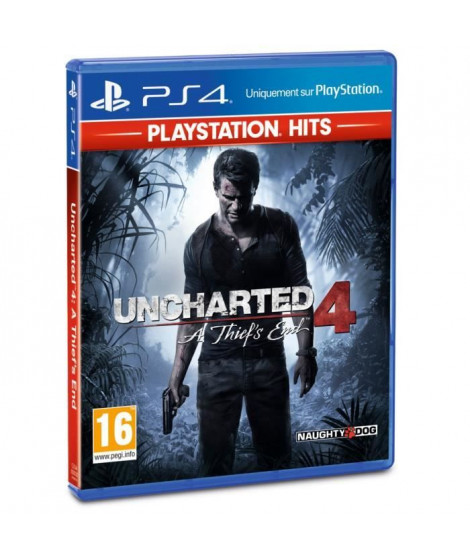 Uncharted 4 A Thief's End PlayStation Hits Jeu PS4