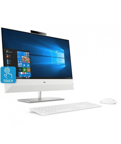 HP PC All-in-One 24-xa0119nf - 24FHD - i5-9400T - RAM 8Go - Stockage 128Go SSD + 2To HDD - Windows 10